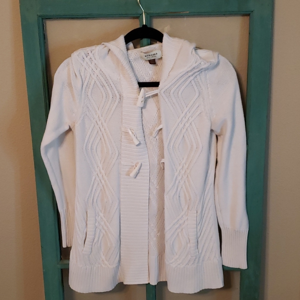 Sonoma life and style sweater jacket girls size S